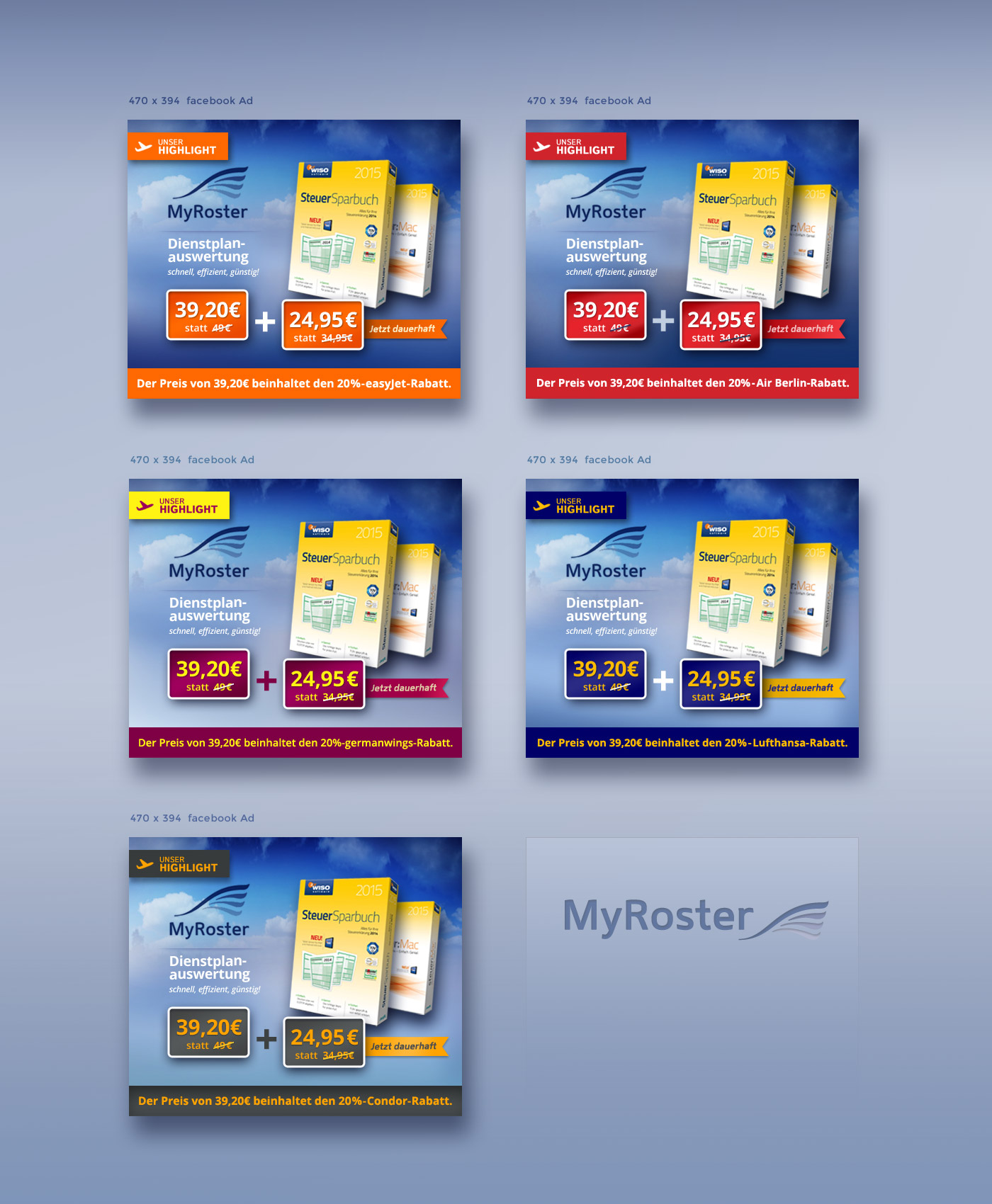 MyRoster Banner, Airliner